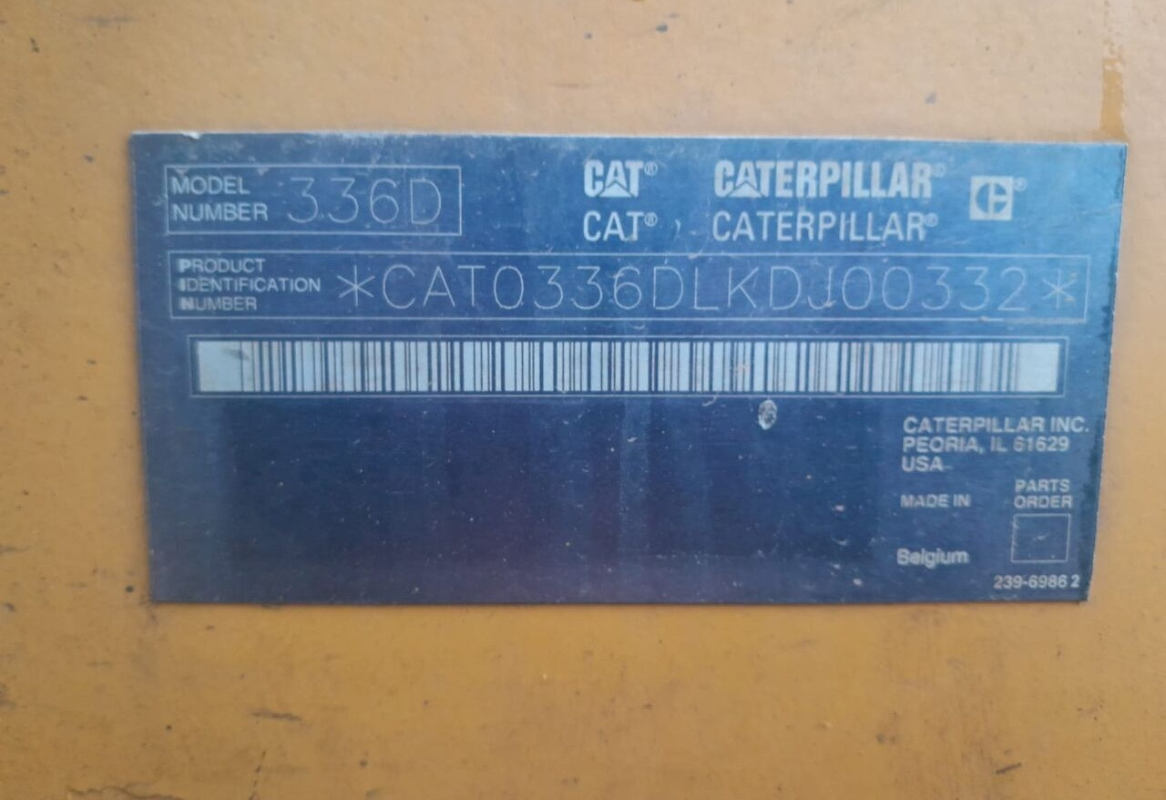 Caterpillar 336D - Kāpurķēžu ekskavators: foto 5 Caterpillar 336D - Kāpurķēžu ekskavators: foto 5