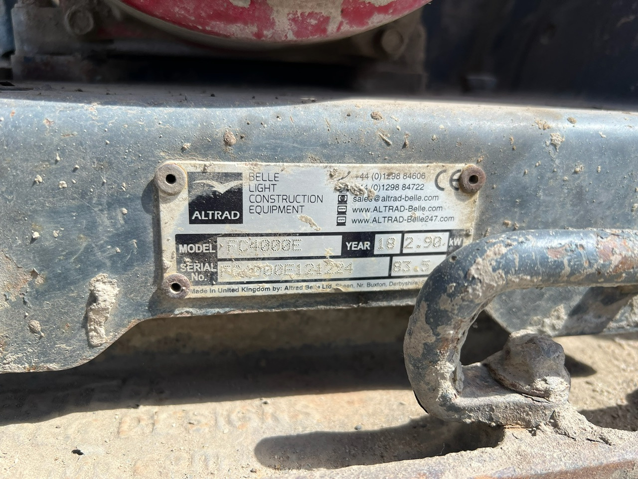 Zagęszczarka ALTRAD BELLE FC4000E PCX13/40 - Vibrobliete: foto 4 Zagęszczarka ALTRAD BELLE FC4000E PCX13/40 - Vibrobliete: foto 4