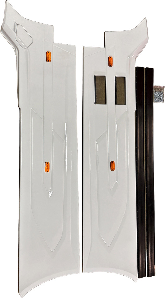 DAF XG XG+ XF ZIJSKIRT SET WB 4000mm 2022- COLOR CRISTAL WHITE , E1980,COMPLEET MET BEVESTIGING. 000217C1B - Buferis - Kravas automašīna: foto 1 DAF XG XG+ XF ZIJSKIRT SET WB 4000mm 2022- COLOR CRISTAL WHITE , E1980,COMPLEET MET BEVESTIGING. 000217C1B - Buferis - Kravas automašīna: foto 1