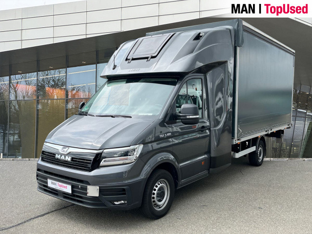 MAN TGE 3.180 4X2F SB - Automašīna ar kravas platformu: foto 1 MAN TGE 3.180 4X2F SB - Automašīna ar kravas platformu: foto 1