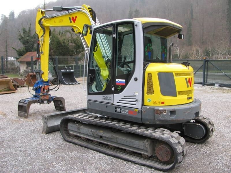Wacker Neuson EZ 80 POWERTILLT + grajfer - Mini-ekskavators: foto 4 Wacker Neuson EZ 80 POWERTILLT + grajfer - Mini-ekskavators: foto 4