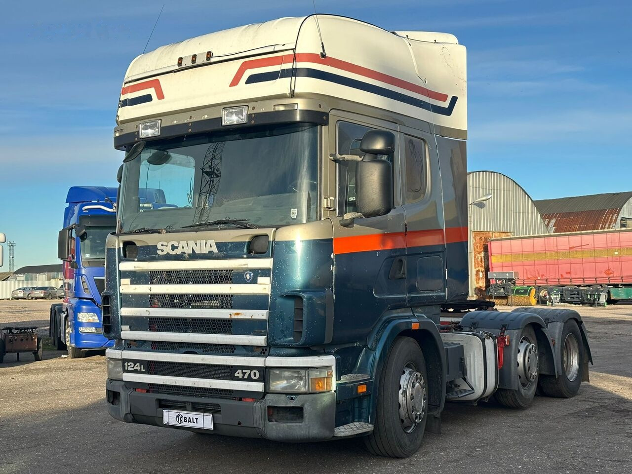 Scania R124 470 - Vilcējs: foto 1 Scania R124 470 - Vilcējs: foto 1