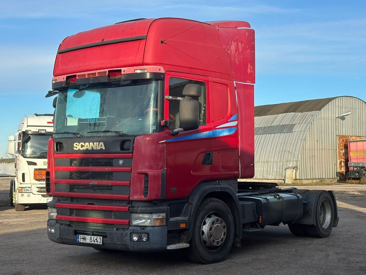 Scania R124 - Vilcējs: foto 1 Scania R124 - Vilcējs: foto 1