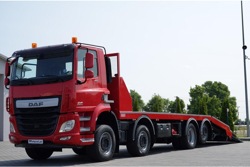 DAF CF 460 / 8x2/ LAWETA / PLATFORMA / NAJAZDY HYDRAULICZNE / WYCIĄ - Auto evakuators: foto 1 DAF CF 460 / 8x2/ LAWETA / PLATFORMA / NAJAZDY HYDRAULICZNE / WYCIĄ - Auto evakuators: foto 1