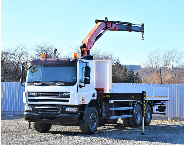 DAF CF 75.360 - Bortu kravas automašīna/ Platforma, Kravas auto ar manipulatoru: foto 2 DAF CF 75.360 - Bortu kravas automašīna/ Platforma, Kravas auto ar manipulatoru: foto 2