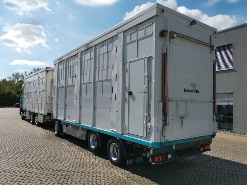 DAF XF 105.460 - Animal transporter + trailer - Kravas automašīna dzīvnieku pārvadāšanai: foto 4 DAF XF 105.460 - Animal transporter + trailer - Kravas automašīna dzīvnieku pārvadāšanai: foto 4