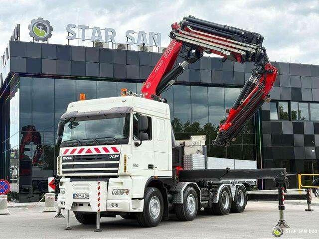 DAF XF 105.510 8x4 FASSI F800 XP Crane Fifth wheel - Bortu kravas automašīna/ Platforma, Kravas auto ar manipulatoru: foto 2 DAF XF 105.510 8x4 FASSI F800 XP Crane Fifth wheel - Bortu kravas automašīna/ Platforma, Kravas auto ar manipulatoru: foto 2