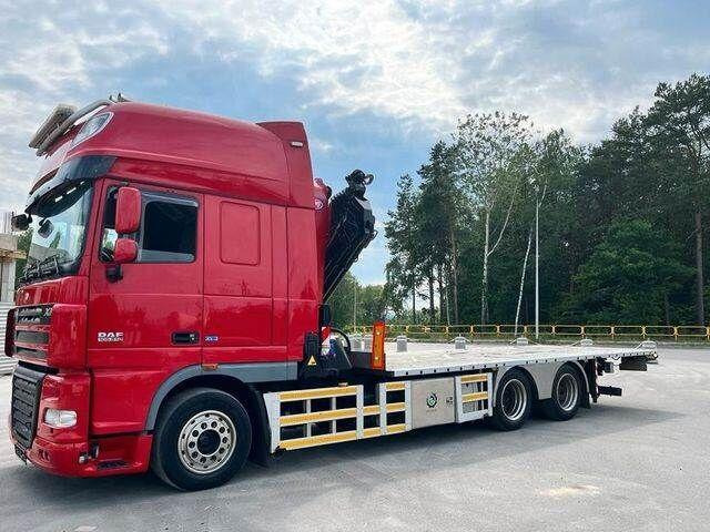 DAF XF 105 6x2 HMF 4020 EURO 5 KRAN CRANE - Bortu kravas automašīna/ Platforma, Kravas auto ar manipulatoru: foto 3 DAF XF 105 6x2 HMF 4020 EURO 5 KRAN CRANE - Bortu kravas automašīna/ Platforma, Kravas auto ar manipulatoru: foto 3