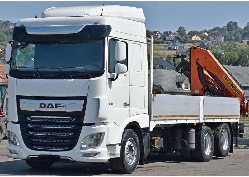 DAF XF 530 Pritsche 6,30 m + PK 15500 * TOPZUSTAND - Bortu kravas automašīna/ Platforma, Kravas auto ar manipulatoru: foto 4 DAF XF 530 Pritsche 6,30 m + PK 15500 * TOPZUSTAND - Bortu kravas automašīna/ Platforma, Kravas auto ar manipulatoru: foto 4