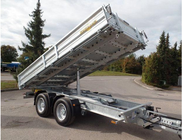 Humbaur HTK 145024 3 way tipper trailer - Piekabe pašizgāzējs: foto 1 Humbaur HTK 145024 3 way tipper trailer - Piekabe pašizgāzējs: foto 1