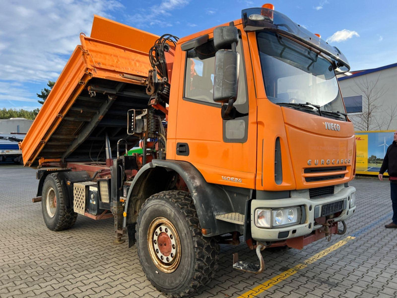 Iveco 140 E 24 4x4 + Atlas AK 65.2 A1 - Kravas automašīna pašizgāzējs, Kravas auto ar manipulatoru: foto 3 Iveco 140 E 24 4x4 + Atlas AK 65.2 A1 - Kravas automašīna pašizgāzējs, Kravas auto ar manipulatoru: foto 3