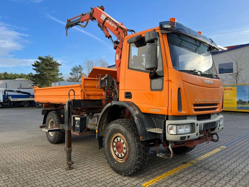 Iveco 140 E 24 4x4 + Atlas AK 65.2 A1 - Kravas automašīna pašizgāzējs, Kravas auto ar manipulatoru: foto 2 Iveco 140 E 24 4x4 + Atlas AK 65.2 A1 - Kravas automašīna pašizgāzējs, Kravas auto ar manipulatoru: foto 2