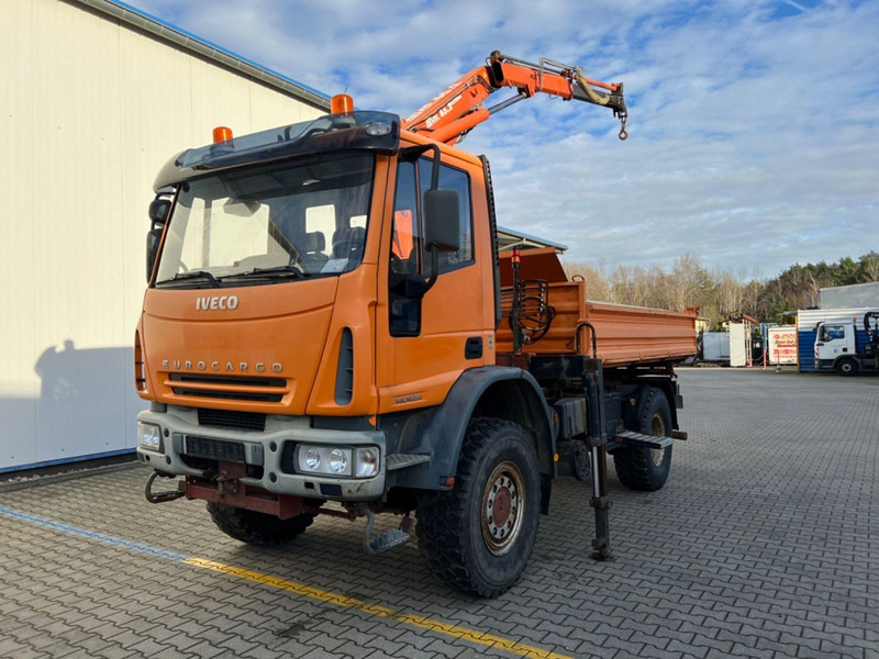 Iveco 140 E 24 4x4 + Atlas AK 65.2 A1 - Kravas automašīna pašizgāzējs, Kravas auto ar manipulatoru: foto 1 Iveco 140 E 24 4x4 + Atlas AK 65.2 A1 - Kravas automašīna pašizgāzējs, Kravas auto ar manipulatoru: foto 1