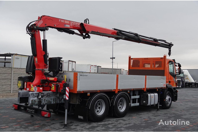 Iveco 420 Flatbed + crane FASSI 185 6x2 - Bortu kravas automašīna/ Platforma, Kravas auto ar manipulatoru: foto 5 Iveco 420 Flatbed + crane FASSI 185 6x2 - Bortu kravas automašīna/ Platforma, Kravas auto ar manipulatoru: foto 5