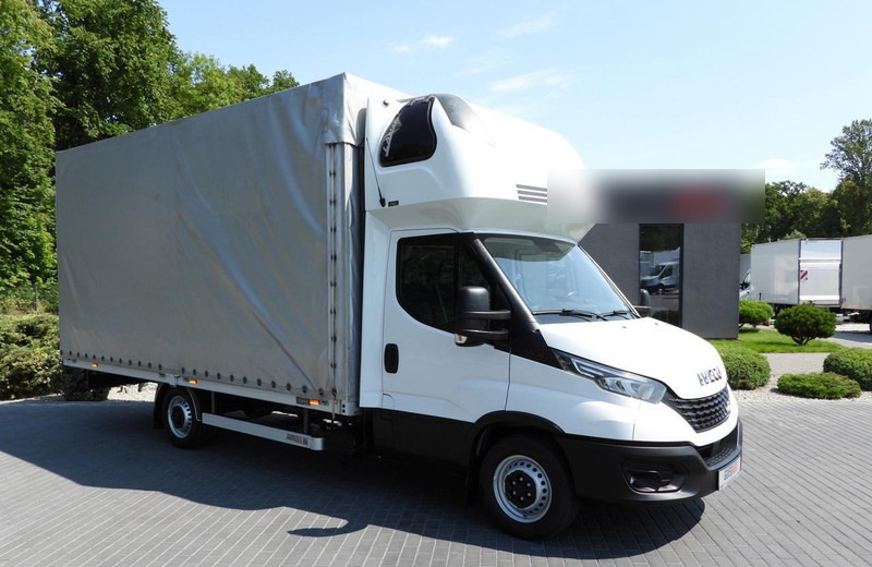 Iveco DAILY 35S18 PLANDEKA 10 PALET WEBASTO TEMPOMAT LEDY PNEUMATYKA K - Furgons ar tentu: foto 1 Iveco DAILY 35S18 PLANDEKA 10 PALET WEBASTO TEMPOMAT LEDY PNEUMATYKA K - Furgons ar tentu: foto 1