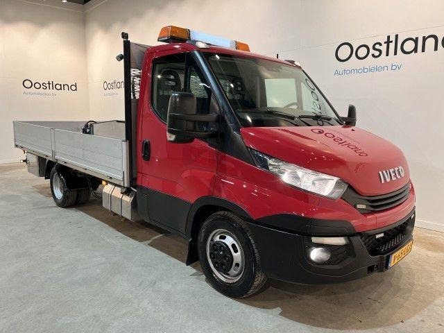 Iveco Daily 35C16 Flatbed + Crane HMF 252 T2 - Automašīna ar kravas platformu: foto 1 Iveco Daily 35C16 Flatbed + Crane HMF 252 T2 - Automašīna ar kravas platformu: foto 1