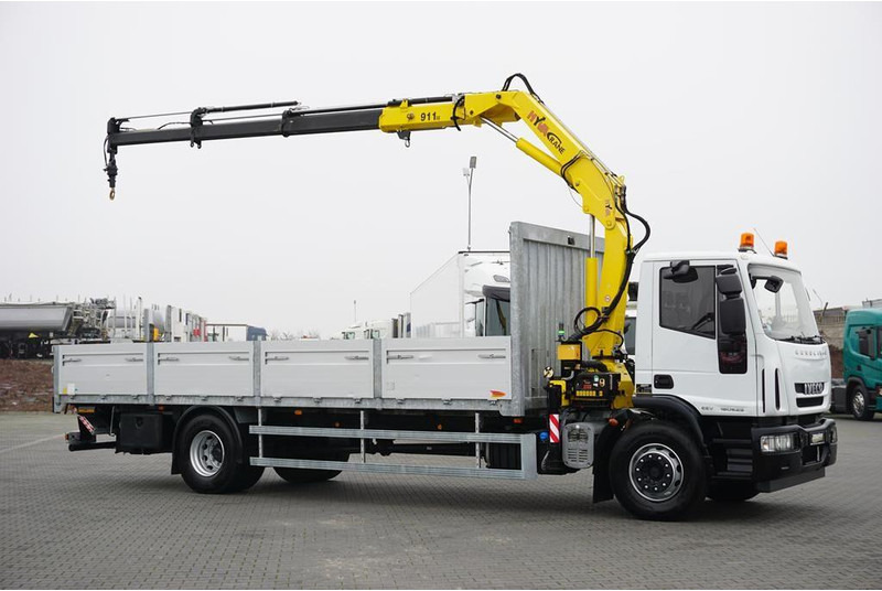 Iveco EUROCARGO / 180E25 / SKRZYNIOWY + HDS + WINDA / HYVA 911 / ROTAT - Bortu kravas automašīna/ Platforma, Kravas auto ar manipulatoru: foto 4 Iveco EUROCARGO / 180E25 / SKRZYNIOWY + HDS + WINDA / HYVA 911 / ROTAT - Bortu kravas automašīna/ Platforma, Kravas auto ar manipulatoru: foto 4