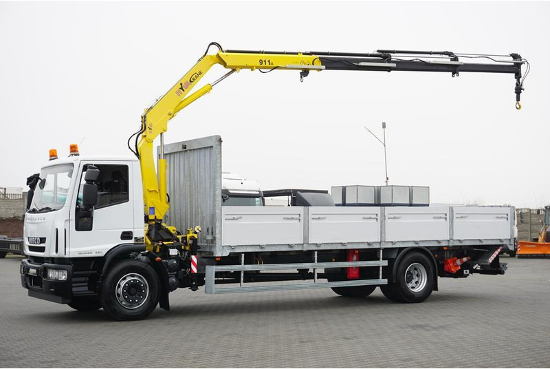 Iveco EUROCARGO / 180E25 / SKRZYNIOWY + HDS + WINDA / HYVA 911 / ROTAT - Bortu kravas automašīna/ Platforma, Kravas auto ar manipulatoru: foto 3 Iveco EUROCARGO / 180E25 / SKRZYNIOWY + HDS + WINDA / HYVA 911 / ROTAT - Bortu kravas automašīna/ Platforma, Kravas auto ar manipulatoru: foto 3