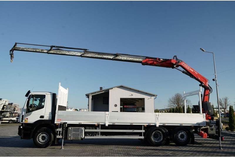 Iveco STRALIS 460 / 6X2 / SKRZYNIOWY 8,1 m + HDS FASSI. F185 MAX UDŹWI - Bortu kravas automašīna/ Platforma, Kravas auto ar manipulatoru: foto 2 Iveco STRALIS 460 / 6X2 / SKRZYNIOWY 8,1 m + HDS FASSI. F185 MAX UDŹWI - Bortu kravas automašīna/ Platforma, Kravas auto ar manipulatoru: foto 2
