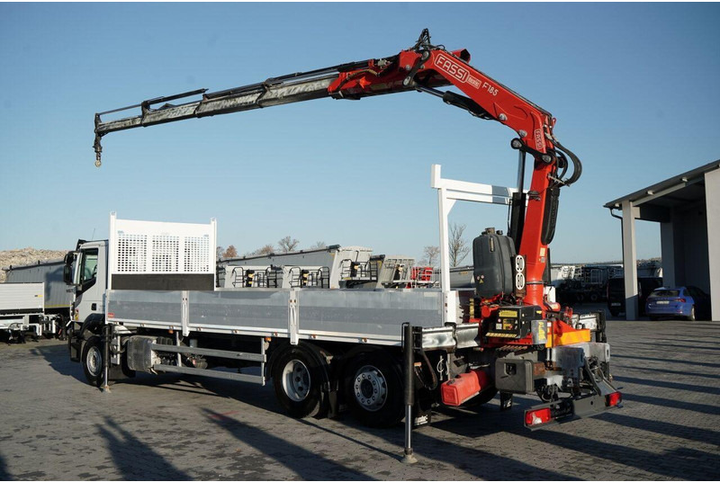 Iveco STRALIS 460 / 6X2 / SKRZYNIOWY 8,1 m + HDS FASSI. F185 MAX UDŹWI - Bortu kravas automašīna/ Platforma, Kravas auto ar manipulatoru: foto 3 Iveco STRALIS 460 / 6X2 / SKRZYNIOWY 8,1 m + HDS FASSI. F185 MAX UDŹWI - Bortu kravas automašīna/ Platforma, Kravas auto ar manipulatoru: foto 3