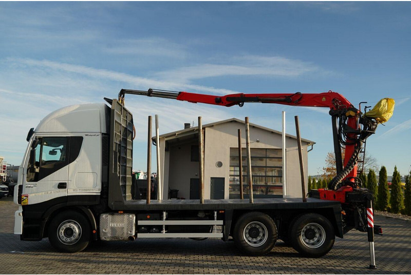Iveco STRALIS 560 / 6X4 / DO DREWNA / DO DRZEWA / DO LASU / HDS PALFIN - Kokvedējs, Kravas auto ar manipulatoru: foto 3 Iveco STRALIS 560 / 6X4 / DO DREWNA / DO DRZEWA / DO LASU / HDS PALFIN - Kokvedējs, Kravas auto ar manipulatoru: foto 3