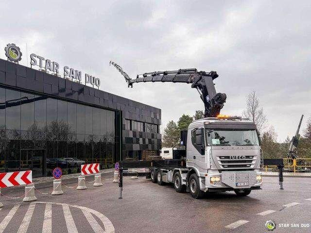 Iveco STRALIS AS320S50Y 8x2 HMF 8520-0K6 FLY JIB Winc - Bortu kravas automašīna/ Platforma, Kravas auto ar manipulatoru: foto 1 Iveco STRALIS AS320S50Y 8x2 HMF 8520-0K6 FLY JIB Winc - Bortu kravas automašīna/ Platforma, Kravas auto ar manipulatoru: foto 1