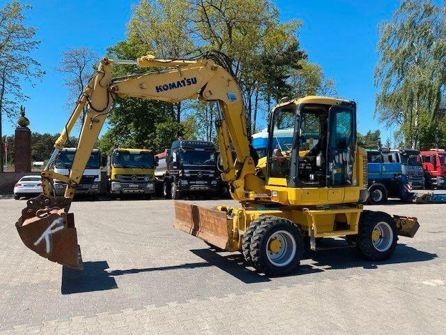 Komatsu PW 118 MR-8 - Riteņu ekskavators: foto 1 Komatsu PW 118 MR-8 - Riteņu ekskavators: foto 1