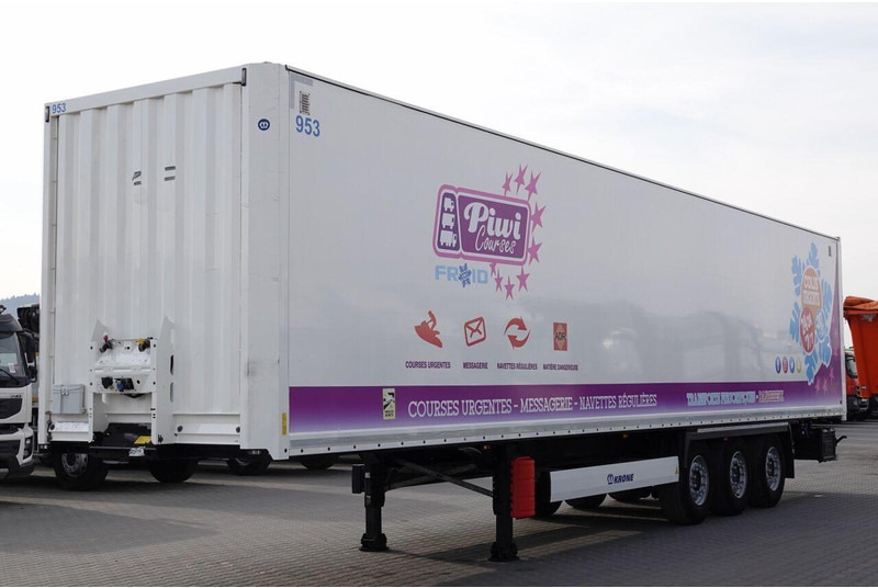 Krone KONTENER / KOFFER / 2021 ROK / OS PODNOSZONA - Puspiekabe slēgtā virsbūve: foto 2 Krone KONTENER / KOFFER / 2021 ROK / OS PODNOSZONA - Puspiekabe slēgtā virsbūve: foto 2