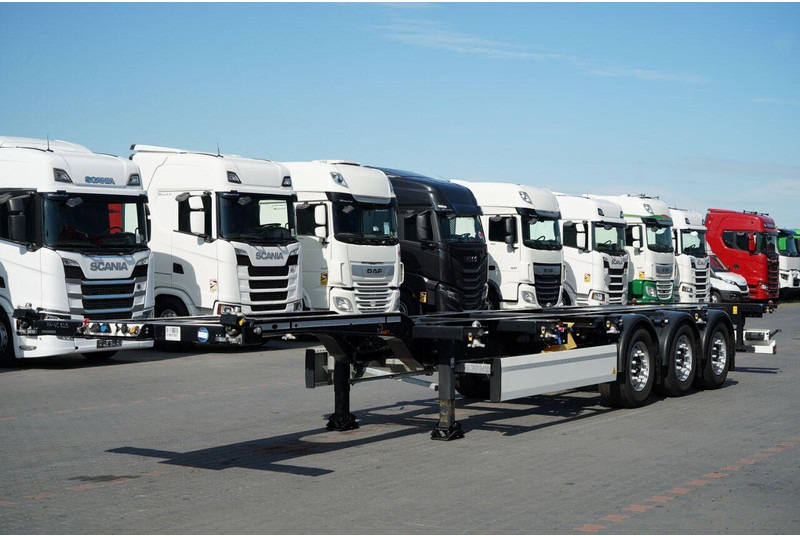 Krone NACZEPA PODKONTENEROWA / MAŁO UŻYWANA / UNIWERSALNA / 2023 ROK - Puspiekabe noņemamā virsbūve/ Konteineru vedējs: foto 2 Krone NACZEPA PODKONTENEROWA / MAŁO UŻYWANA / UNIWERSALNA / 2023 ROK - Puspiekabe noņemamā virsbūve/ Konteineru vedējs: foto 2