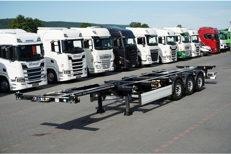 Krone NACZEPA PODKONTENEROWA / MAŁO UŻYWANA / UNIWERSALNA / 2023 ROK - Puspiekabe noņemamā virsbūve/ Konteineru vedējs: foto 1 Krone NACZEPA PODKONTENEROWA / MAŁO UŻYWANA / UNIWERSALNA / 2023 ROK - Puspiekabe noņemamā virsbūve/ Konteineru vedējs: foto 1