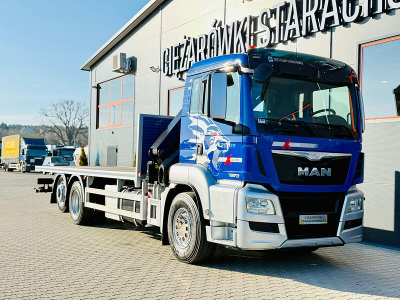 MAN MAN TGS 26.360 // E6 // 6x2 // platforma laweta 7,2m z HDs HMF 1 - Bortu kravas automašīna/ Platforma, Kravas auto ar manipulatoru: foto 4 MAN MAN TGS 26.360 // E6 // 6x2 // platforma laweta 7,2m z HDs HMF 1 - Bortu kravas automašīna/ Platforma, Kravas auto ar manipulatoru: foto 4
