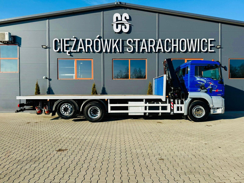 MAN MAN TGS 26.360 // E6 // 6x2 // platforma laweta 7,2m z HDs HMF 1 - Bortu kravas automašīna/ Platforma, Kravas auto ar manipulatoru: foto 5 MAN MAN TGS 26.360 // E6 // 6x2 // platforma laweta 7,2m z HDs HMF 1 - Bortu kravas automašīna/ Platforma, Kravas auto ar manipulatoru: foto 5