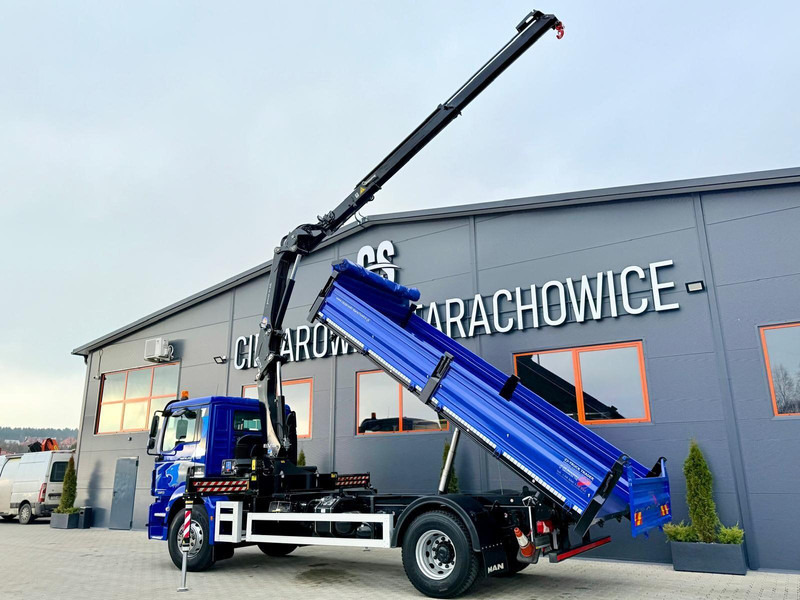 MAN TGM 18.250 wywrotka 3 - stronna + żuraw HDS HMF - Kravas automašīna pašizgāzējs, Kravas auto ar manipulatoru: foto 3 MAN TGM 18.250 wywrotka 3 - stronna + żuraw HDS HMF - Kravas automašīna pašizgāzējs, Kravas auto ar manipulatoru: foto 3