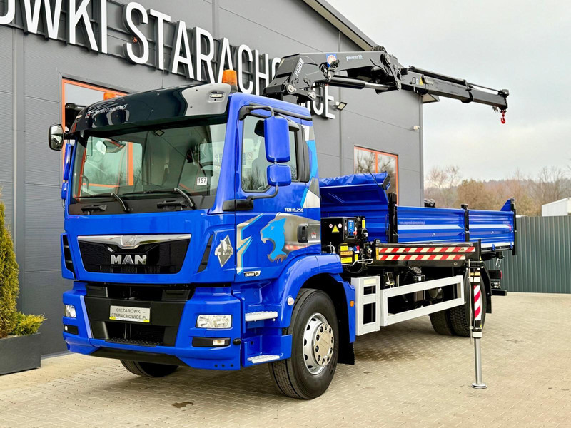 MAN TGM 18.250 wywrotka 3 - stronna + żuraw HDS HMF - Kravas automašīna pašizgāzējs, Kravas auto ar manipulatoru: foto 4 MAN TGM 18.250 wywrotka 3 - stronna + żuraw HDS HMF - Kravas automašīna pašizgāzējs, Kravas auto ar manipulatoru: foto 4