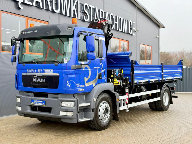 MAN TGM TGL TGS 18.250 // wywrotka 3-S + HDS HMF 1420 - K2 // bu - Kravas automašīna pašizgāzējs, Kravas auto ar manipulatoru: foto 2 MAN TGM TGL TGS 18.250 // wywrotka 3-S + HDS HMF 1420 - K2 // bu - Kravas automašīna pašizgāzējs, Kravas auto ar manipulatoru: foto 2