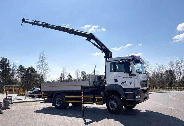 MAN TGS 18.360 4x4 HMF 1720 K4 Crane KRAN - Bortu kravas automašīna/ Platforma, Kravas auto ar manipulatoru: foto 2 MAN TGS 18.360 4x4 HMF 1720 K4 Crane KRAN - Bortu kravas automašīna/ Platforma, Kravas auto ar manipulatoru: foto 2