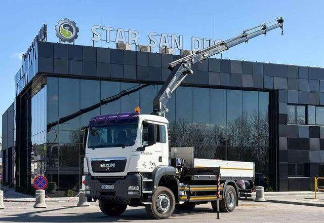 MAN TGS 18.360 4x4 HMF 1720 K4 Crane KRAN - Bortu kravas automašīna/ Platforma, Kravas auto ar manipulatoru: foto 1 MAN TGS 18.360 4x4 HMF 1720 K4 Crane KRAN - Bortu kravas automašīna/ Platforma, Kravas auto ar manipulatoru: foto 1