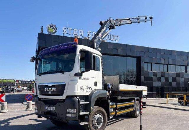 MAN TGS 18.360 4x4 HMF 1720 K4 Crane KRAN - Bortu kravas automašīna/ Platforma, Kravas auto ar manipulatoru: foto 3 MAN TGS 18.360 4x4 HMF 1720 K4 Crane KRAN - Bortu kravas automašīna/ Platforma, Kravas auto ar manipulatoru: foto 3