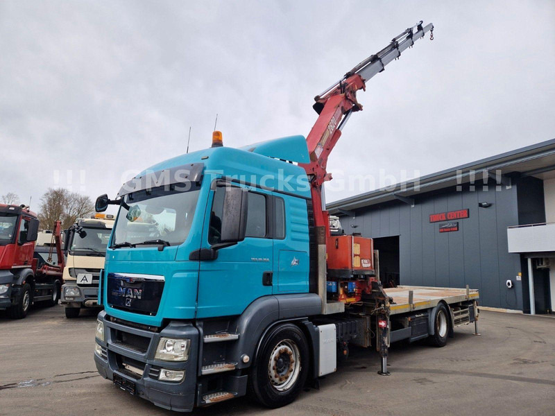 MAN TGS 18.360 Platform Crane HMF 2820 - Bortu kravas automašīna/ Platforma, Kravas auto ar manipulatoru: foto 1 MAN TGS 18.360 Platform Crane HMF 2820 - Bortu kravas automašīna/ Platforma, Kravas auto ar manipulatoru: foto 1