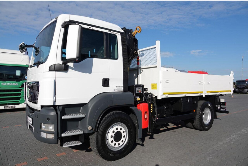 Kravas automašīna pašizgāzējs, Kravas auto ar manipulatoru MAN TGS 18.400 + HDS: foto 15
