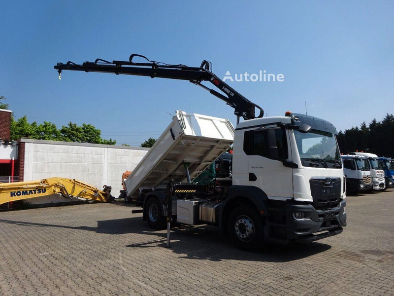 MAN TGS 22.400 - 3 way tipper + crane - Kravas automašīna pašizgāzējs, Kravas auto ar manipulatoru: foto 5 MAN TGS 22.400 - 3 way tipper + crane - Kravas automašīna pašizgāzējs, Kravas auto ar manipulatoru: foto 5