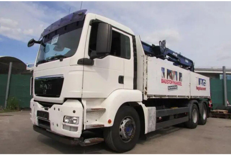MAN TGS 26.360 - Bortu kravas automašīna/ Platforma, Kravas auto ar manipulatoru: foto 1 MAN TGS 26.360 - Bortu kravas automašīna/ Platforma, Kravas auto ar manipulatoru: foto 1