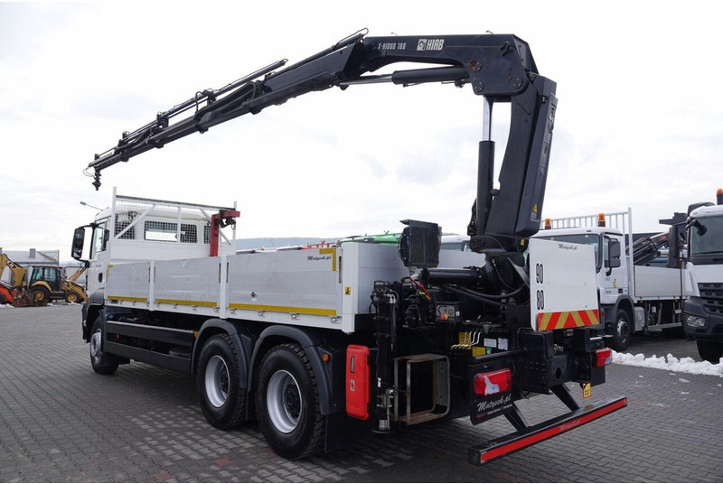 MAN TGS 26.400 / 6x4 / SKRZYNIOWY - 6,5M / HDS HIAB 188 4xwysów 13 M - Bortu kravas automašīna/ Platforma, Kravas auto ar manipulatoru: foto 2 MAN TGS 26.400 / 6x4 / SKRZYNIOWY - 6,5M / HDS HIAB 188 4xwysów 13 M - Bortu kravas automašīna/ Platforma, Kravas auto ar manipulatoru: foto 2