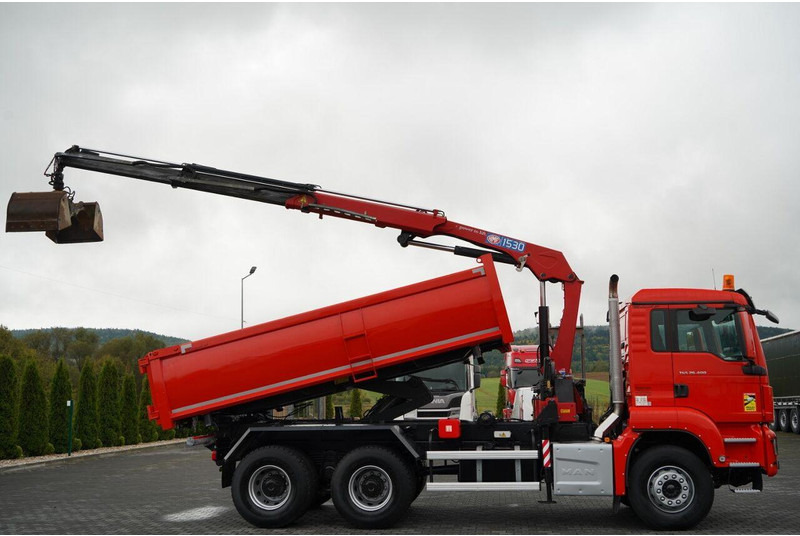 MAN TGS 26.400 / 6x4 / WYWROTKA 2 STRONNA + HDS HMF 1530 K2 / HYDR - Kravas automašīna pašizgāzējs, Kravas auto ar manipulatoru: foto 5 MAN TGS 26.400 / 6x4 / WYWROTKA 2 STRONNA + HDS HMF 1530 K2 / HYDR - Kravas automašīna pašizgāzējs, Kravas auto ar manipulatoru: foto 5