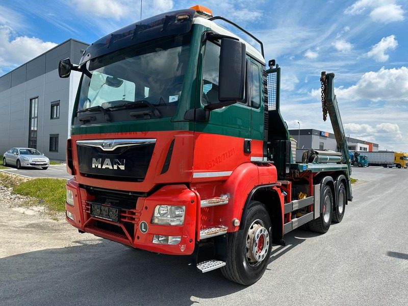 MAN TGS 26.400 - Meiller AK 16 MT Absetzkipper - Būvgružu konteineru vedējs: foto 4 MAN TGS 26.400 - Meiller AK 16 MT Absetzkipper - Būvgružu konteineru vedējs: foto 4