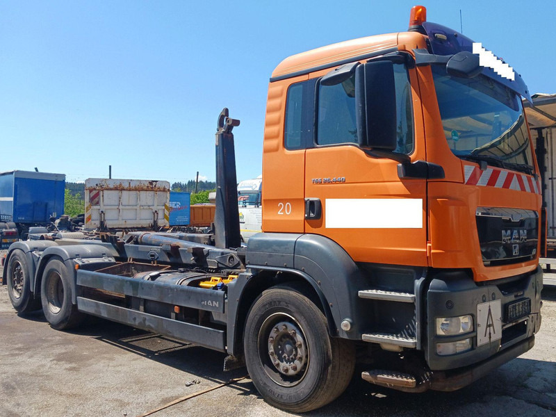 MAN TGS 26.440 Meiller RK2065, EURO5, GERMAN - Bortu kravas automašīna/ Platforma, Kravas auto ar manipulatoru: foto 2 MAN TGS 26.440 Meiller RK2065, EURO5, GERMAN - Bortu kravas automašīna/ Platforma, Kravas auto ar manipulatoru: foto 2