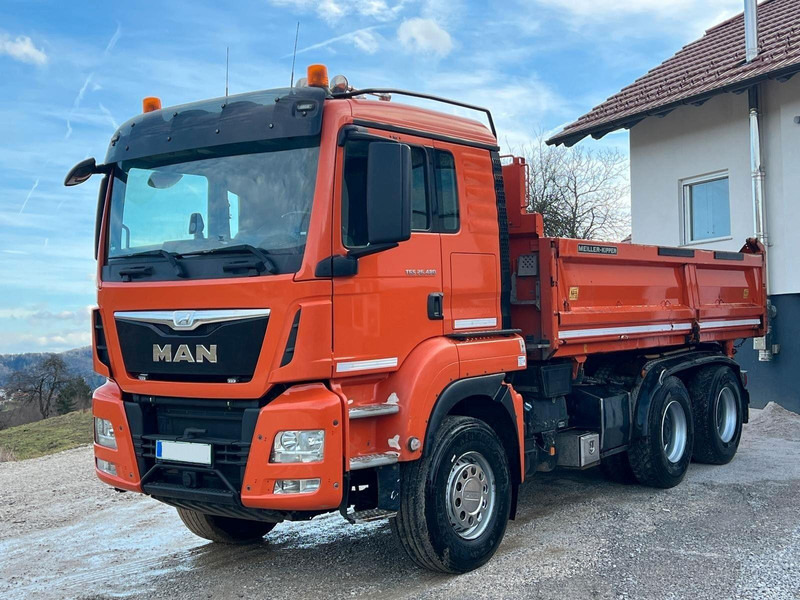 MAN TGS 26.480 6x4 Meiller three sided b Tipper - Kravas automašīna pašizgāzējs: foto 1 MAN TGS 26.480 6x4 Meiller three sided b Tipper - Kravas automašīna pašizgāzējs: foto 1