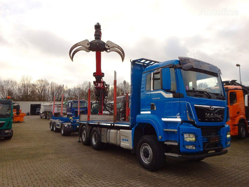 MAN TGS 28.500 6x4 Log truck + Crane Epsilon + Trailer - Kokvedējs, Kravas auto ar manipulatoru: foto 5 MAN TGS 28.500 6x4 Log truck + Crane Epsilon + Trailer - Kokvedējs, Kravas auto ar manipulatoru: foto 5