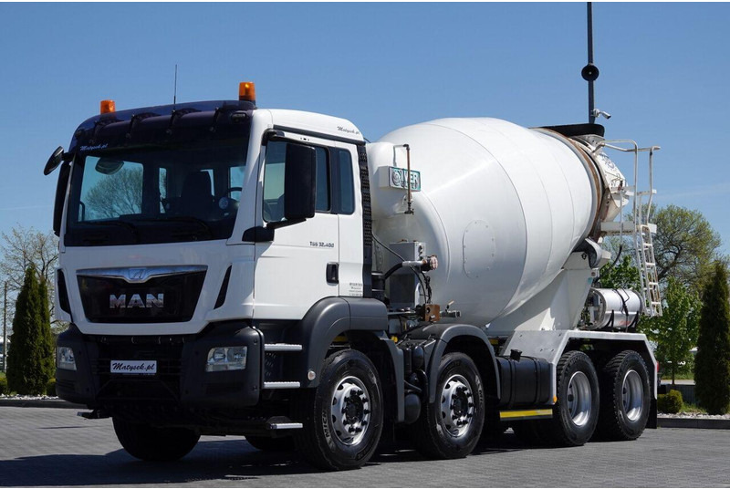 MAN TGS 32.400 / 8X4 / GRUSZKA / BETONOMIESZARKA / 9 M3 / IMER / MAN - Betonvedējs: foto 1 MAN TGS 32.400 / 8X4 / GRUSZKA / BETONOMIESZARKA / 9 M3 / IMER / MAN - Betonvedējs: foto 1