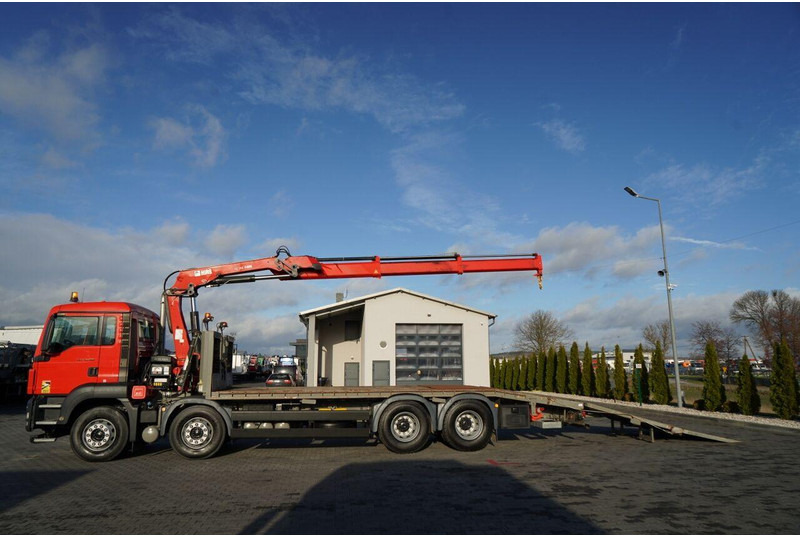 MAN TGS 35.360 / 8x2-4 / LAWETA + HDS HIAB 166 E-2 / 4 OSIOWY / NAJ - Auto evakuators: foto 2 MAN TGS 35.360 / 8x2-4 / LAWETA + HDS HIAB 166 E-2 / 4 OSIOWY / NAJ - Auto evakuators: foto 2